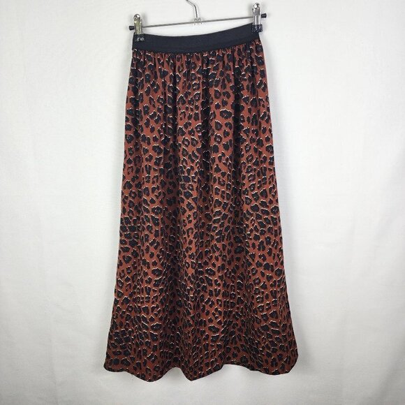 3.3 Field Trip Animal Print Maxi Skirt S - Picture 1 of 4